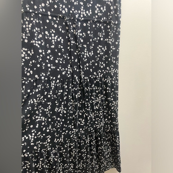 NEW Nina Leonard Women's V Neck Sleeveless Midi Dress Black L - Picture 4 of 8